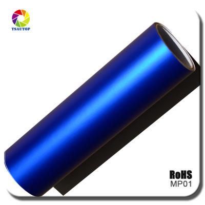 Tsautop 1.52*30m/20m Air Bubble Free New Style Colors Matte Chrome Vinyl Car Wrap