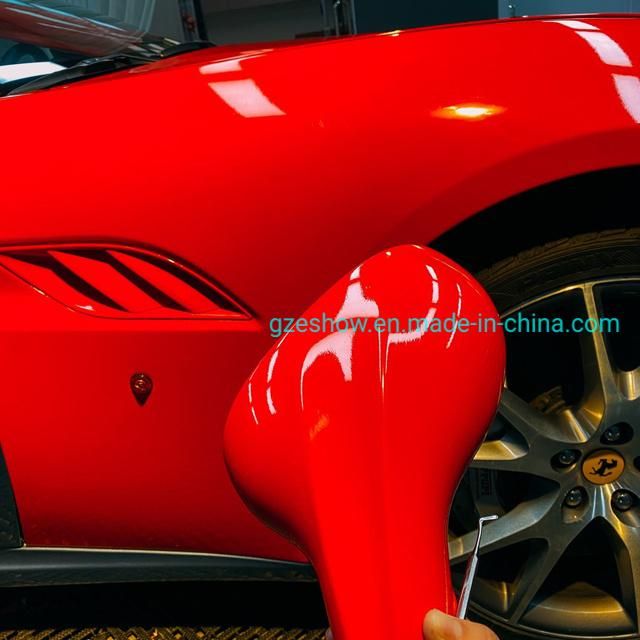 Stain Metallic Glossy Red Self-Healing TPU Car Ppf Film