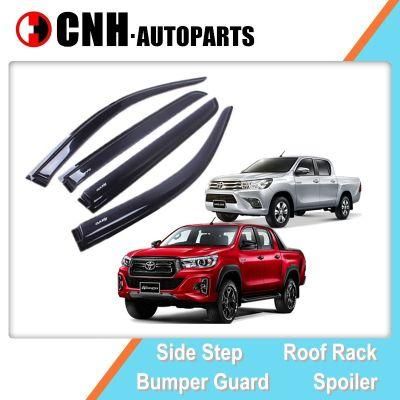 Car Window Visors Rain Shield for Toyota Hilux 2015 Revo 2018 Rocco