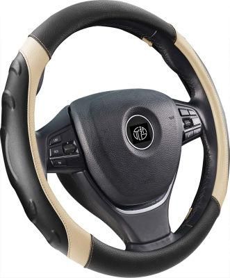 Both Female&Male All-Match Customized Accepted Airbag Leather Steering Wheel Cover