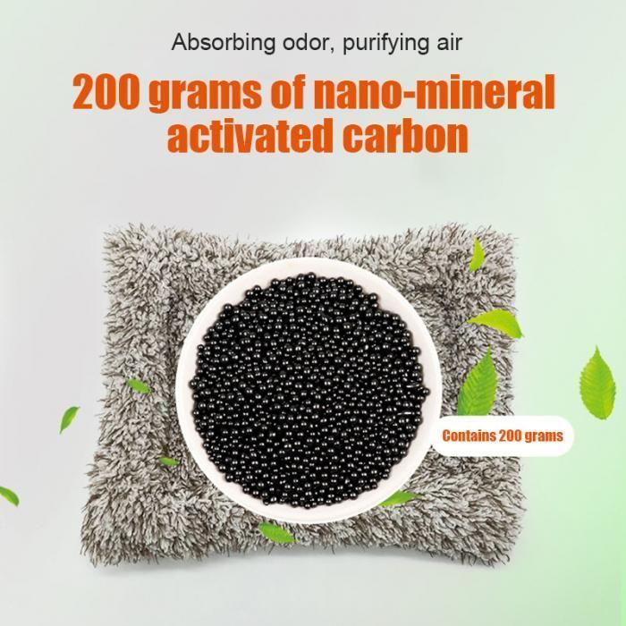 Activated Carbon Simulation Dog Bamboo Charcoal Bag Ornaments in Addition Odor and for Maldehyde in-Vehicle Supplies Decorate