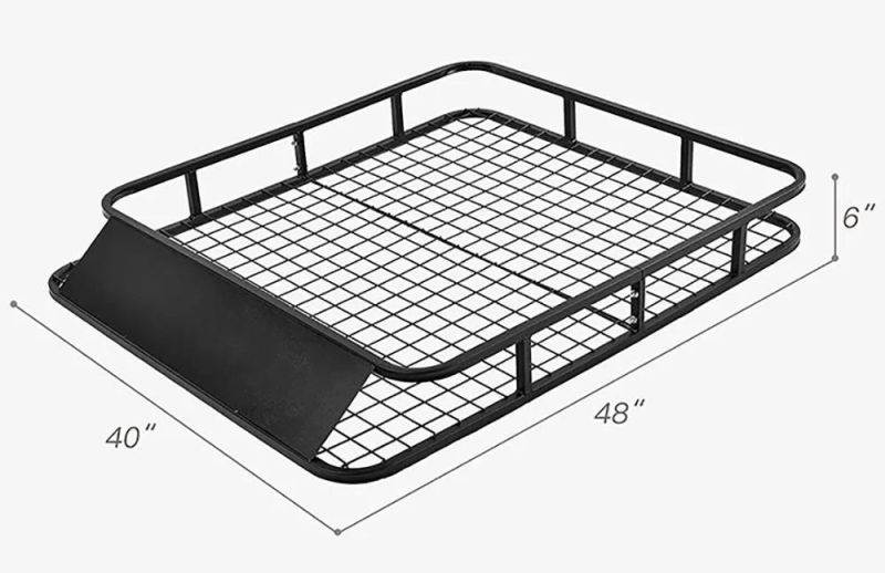 Car Luggage Rack Aluminum 4X4 Car Roof Rack Basket