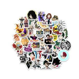 50 PCS My Hero Academia Anime Stickers for Motorcycle Skateboard Laptop Luggage Car Fridge 2021 DIY Vinyl Sticker