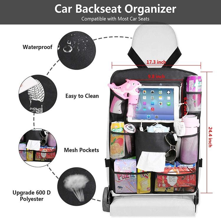 Back Car Seat Organizer Backseat Car Organizer Seat Back Protector Organizers Travel Accessories Organizer
