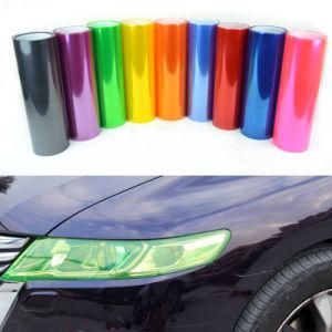 Self-Adhesive Car Light Vinyl Sticker Colors Car Headlight Tint Vinyl Films 30cmx9m
