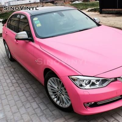 SINOVINYL Super Matte Sanding Black Quality Paper Vinyl Film Wholesale Car Wrap Sticker For Car