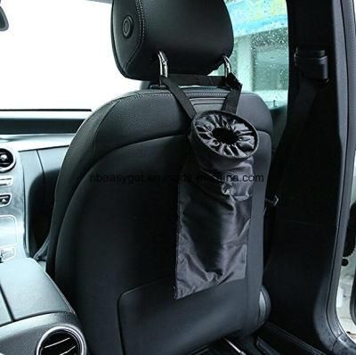 Vehicle Car Trash Garbage Bag Litter Headrest Hanging Storage Reusable Washable Can Office Travel Home Use Esg10356