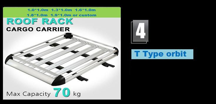 Aluminum Alloy Car Roof Rack Cross Bar Luggage Rack