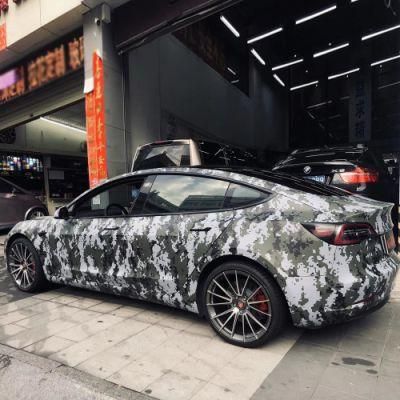 Tsautop 1.52*30m Car Wrap Digital Camouflage Supplier of Car Body Decoration PVC Film Car Vinyl Wraps