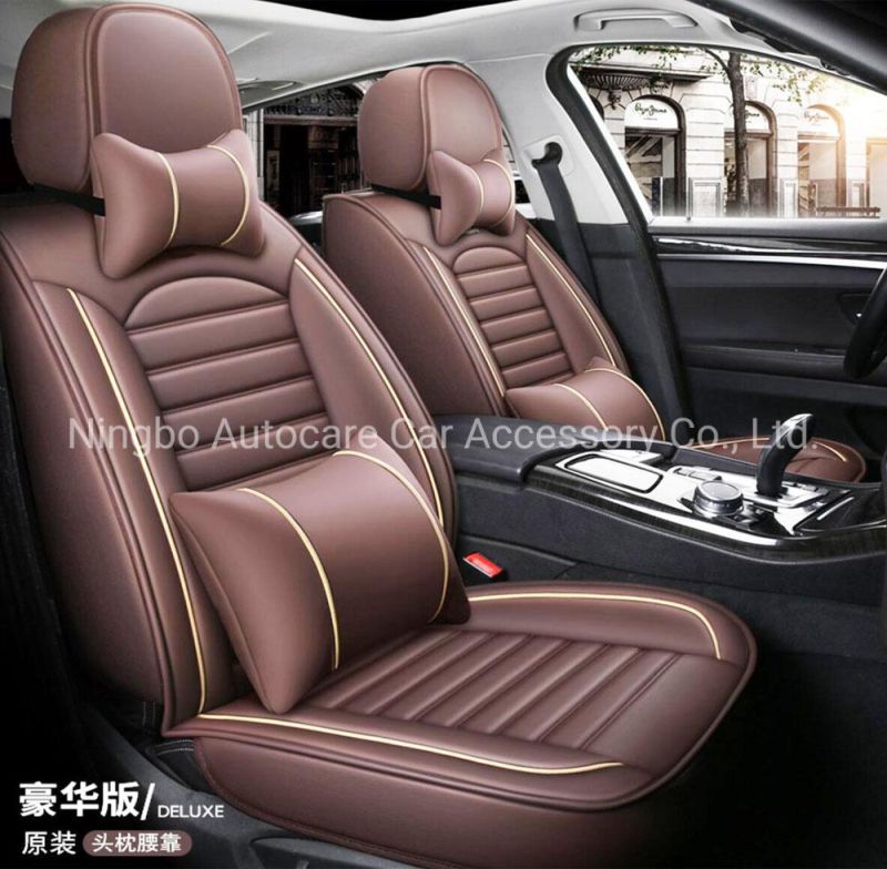 Hot Fashion Car Accessory Car Spare Part Car Seat Cushion Car Decoration Full Covered Universal PVC Leather Car Seat Cover