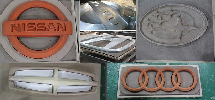Vacuum Coating Plating Acrylic Company Auto Shop Car Logo Maker Round Car Logo for FIAT