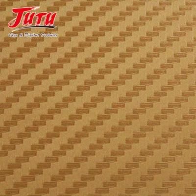 Jutu Non-Toxic 3D Carbon Fiber Vinyl Car Adhesive Sticker for Car Decoration