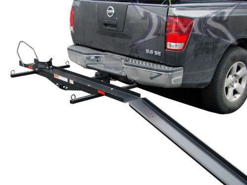 600 Pounds Dirt Bikes Hitch Carrier with Load Ramp
