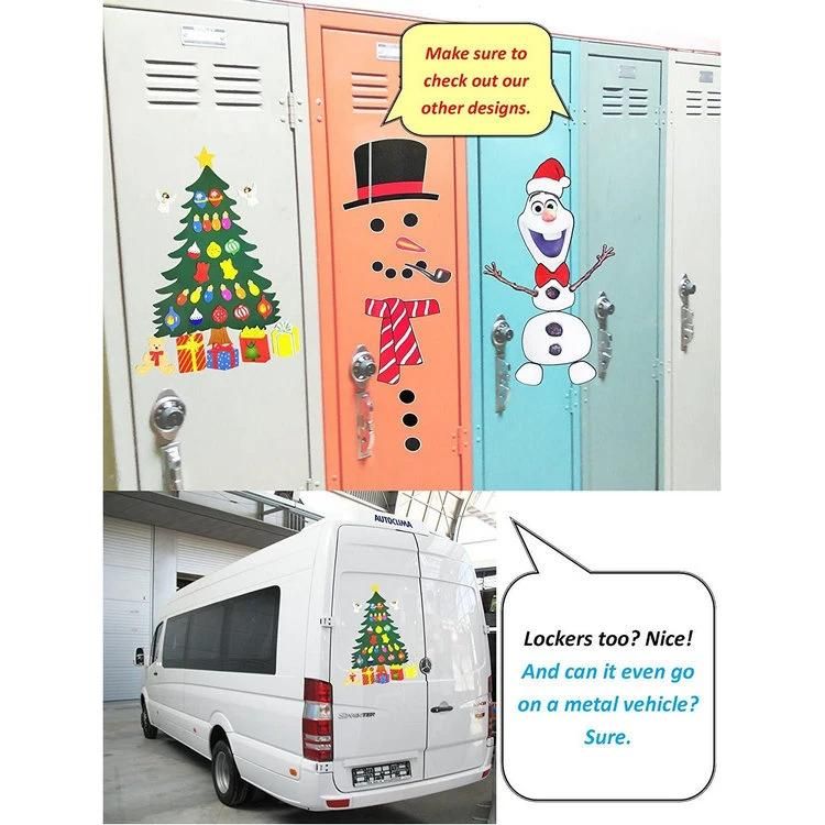 Car Decorations Reflective Colorful Happy Birthday Magnetic Decals