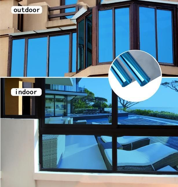 Safe Explosion-Proof Sun Protection Self Adhesive Black Solar Window Safety Film