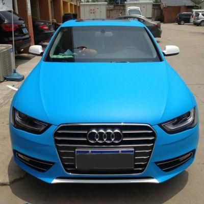 Tsautop 1.52*30m Calssic Matte Sky Blue Car Body Wrapping Film Vinyl Sticker