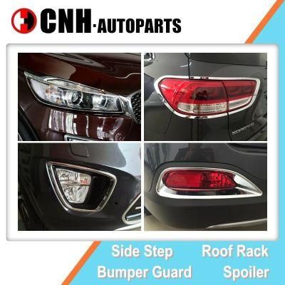 Head Light Tail Light Fog Lamp Bumper Light Bezel Chrome for KIA Sorento 2015 2016 2017