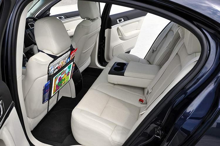 Car Back Seat Organizer for Kids with Clear iPad & Tablet Holder Universal Multipurpose Storage Backseat Organizer for All Cars Suvs & Vans