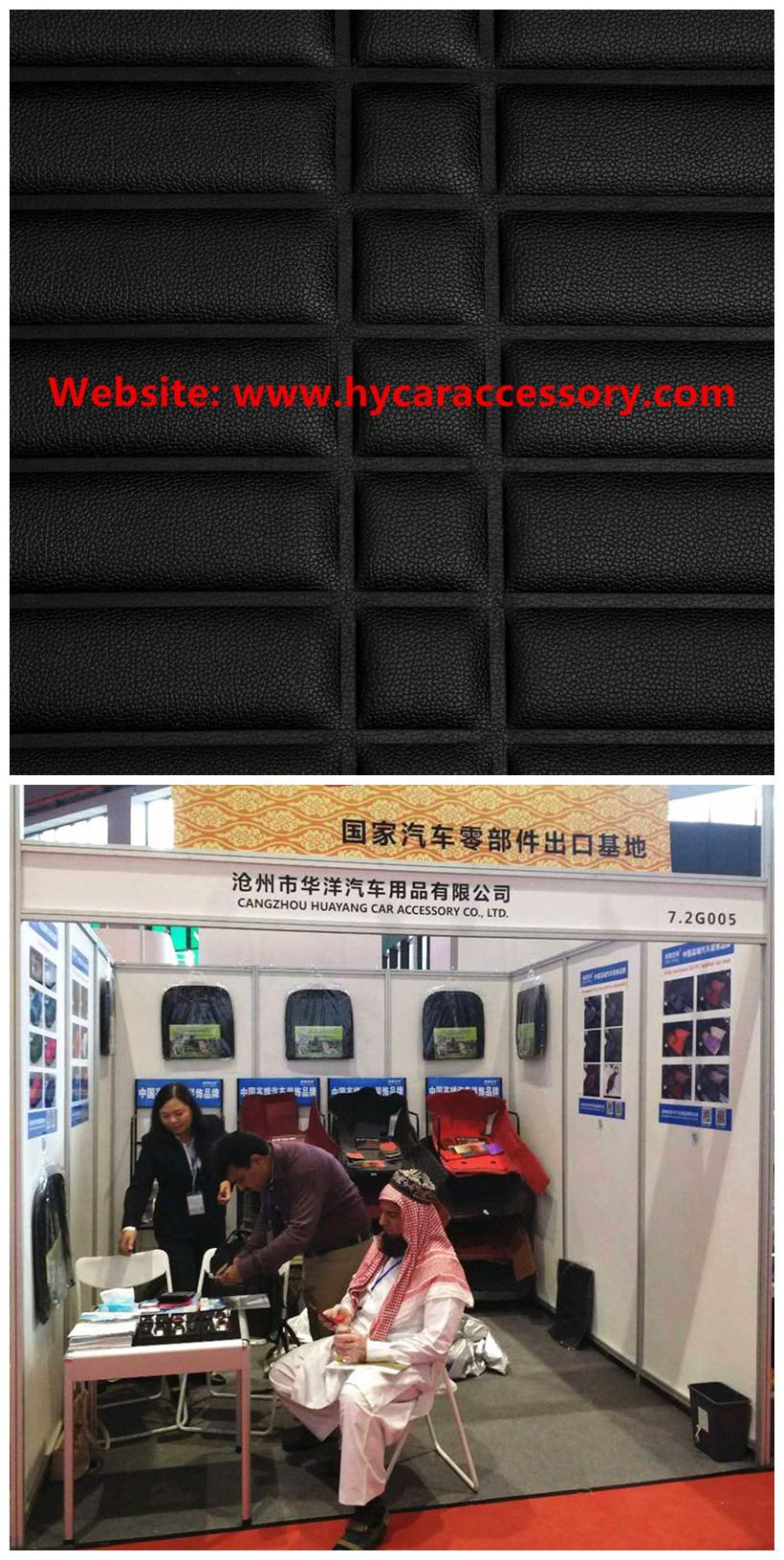 Wholesale Waterproof Wear Leather Anti Slip 5D Black Car Mats