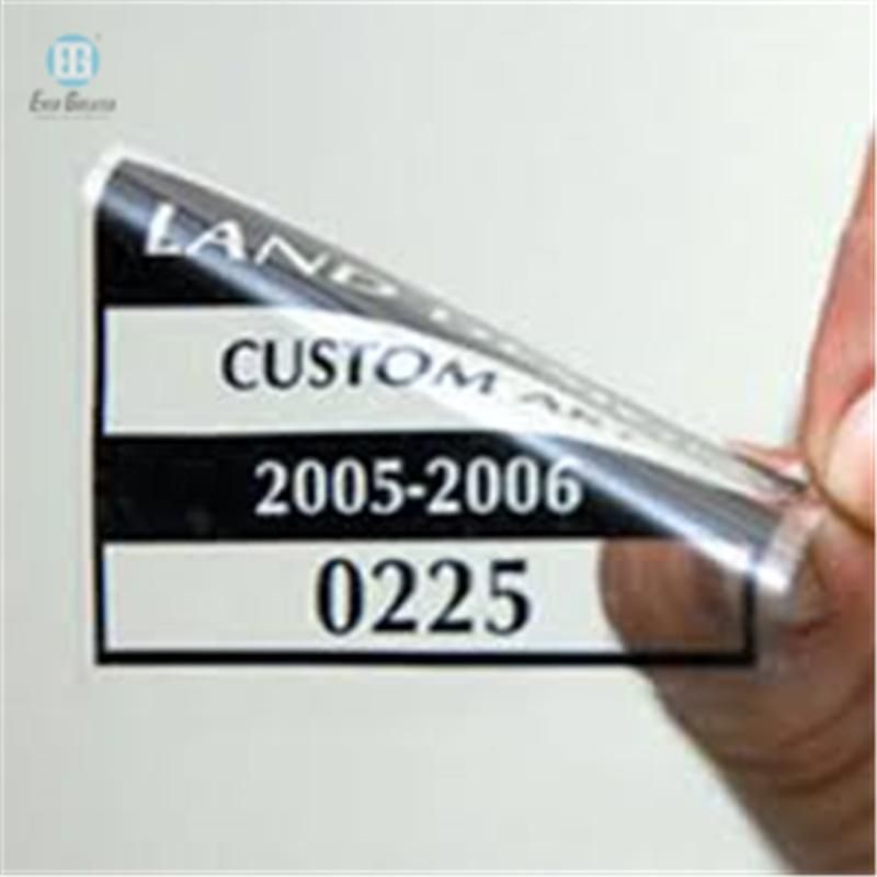 Customized Clear Static Cling Material Window Body Sticker