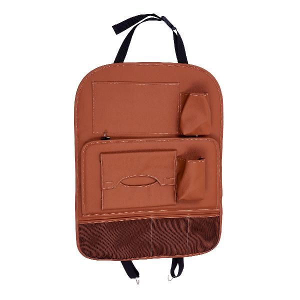 Brown Color Car Back Seat Organizer Bag