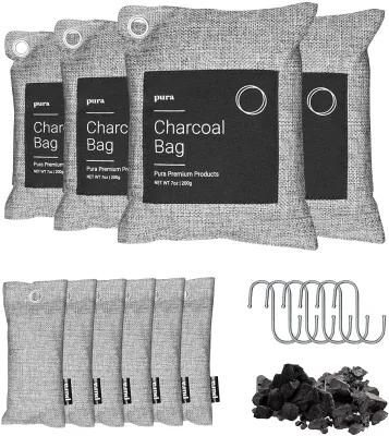 Bamboo Charcoal Bags Natural Air Purifier Shoe Deodorizer and Odor Eliminator Tote Bag