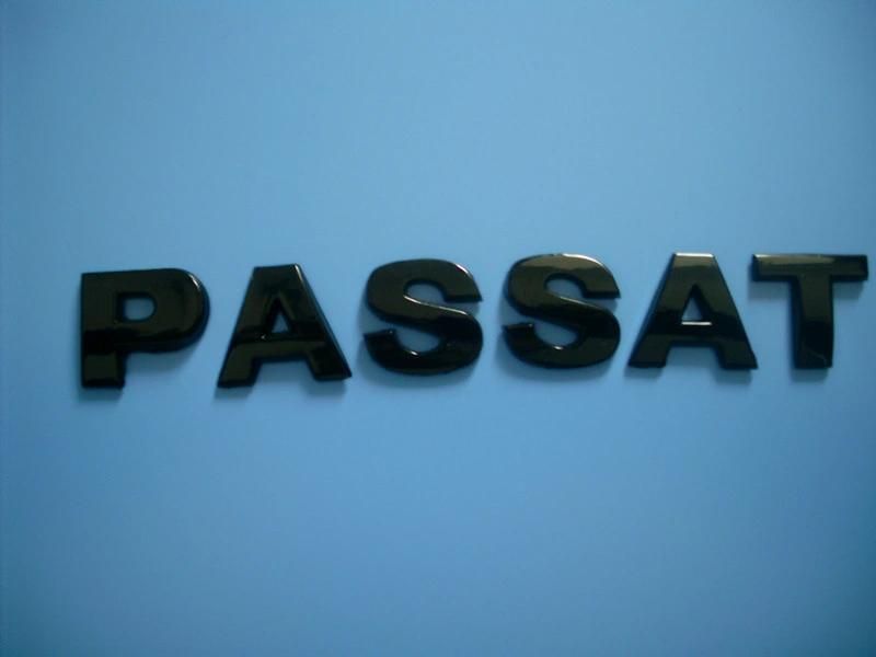 Passat ABS Plastic Black Body Sticker Auto Part Car Emblems