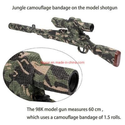 Non-Woven Waterproof Camouflage Sticker with Protective Anti-Scratch Tape Mountain Bike Bicycle Gun Rifle Frame Front Fork Protect Accessories