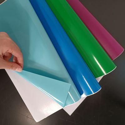 Custom Advertising Glossy Color Cutting Vinyl Paper Sticker Rolls