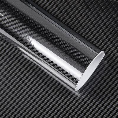 5D Carbon Fiber Texture Car Interior Decoration Sticker