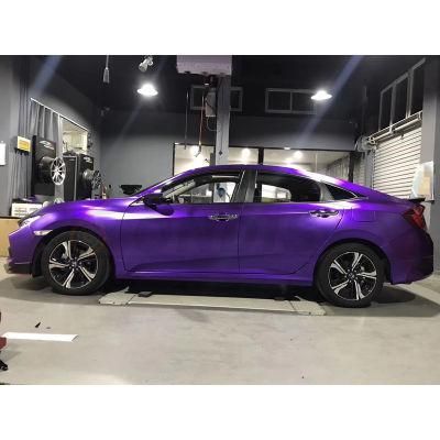 Wholesale Ondis New PVC Car Vinyl Material Roll Satin Pearl Chrome Purple Car Decoration Film