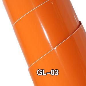 Auto Body Sticker 1.52X30m Bubble Wrap Roll Orange Car Wrapping Film