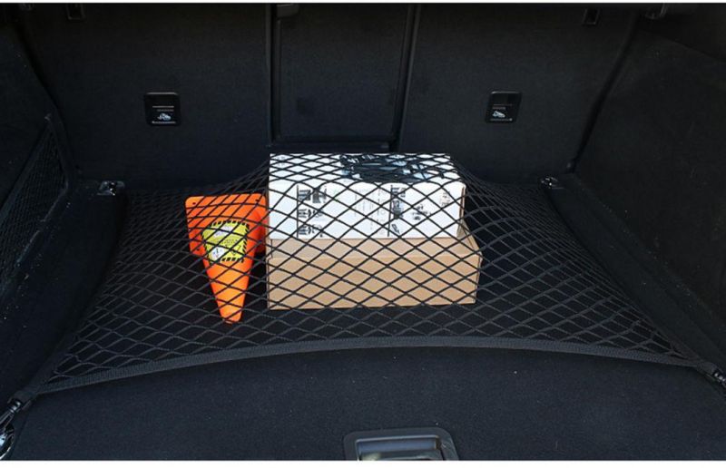 Trunk Cargo Net, Car Boot Storage Net, Universal Elastic Nylon Mesh Storage Organize. Car Trunk Cargo Net Mesh, Luggage Carrier Net Protector for Car Wbb12905