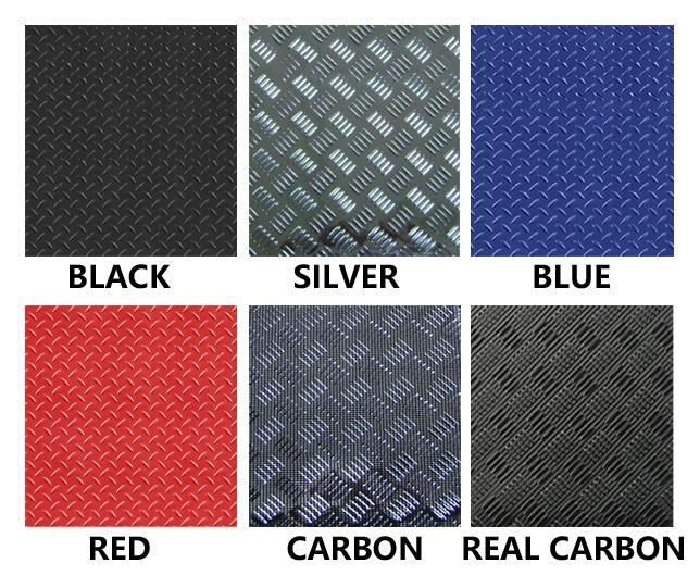 All-Weather Aluminum Rubber Car Floor Mats in Silver Color Trimmalbe Custom Fit in Small Size Cheap Promotion Aldi Mat