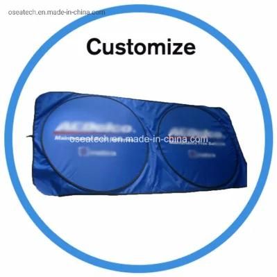 Custom Advertising Promotional Front PE Magnetic Car Sunshade Foldable and Car Window Sunshade Snow Sunshade