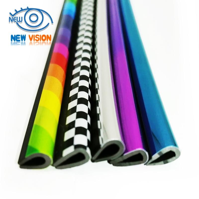 Car Interior Decorative Accessories U Shape Car Door Edge Guards Protector Chrome Moulding Trim Strip