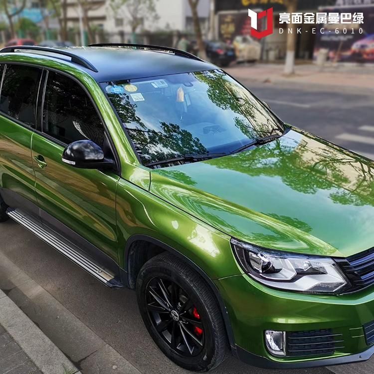 Glossy Metallic 1.52*18m Car Wrap Film Vinyl Stickers Rolls Car Wrap Vinyl Roll Car Body Stickers Self Adhesive Vinyl Car Wrap Film
