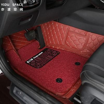 Wholesale Customized Anti-Slip Leather PVC Coil 5D Car Foot Pad