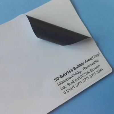 Grey Glue Self Adhesive Vinyl with Carton Box Package