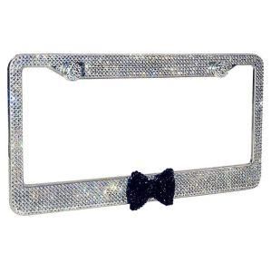 Bling Bling Cool Rhinestone License Plate Frame