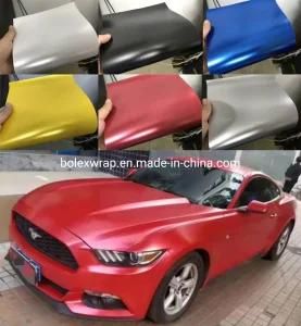 High Quality PVC Vinyl Rolls Car Wrap Self Adhesive Stickers Metal Lightning Film