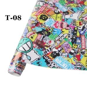 1.52X30m Bomb Promotion Vinyl Stickers Rolls Stickerbomb Foil Sheet