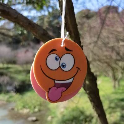 Custom Emoji Hanging Car Air Freshener