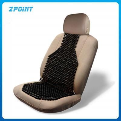 Premium Quality Black Wood Beaded Seat Cover Cushion for Vehicle