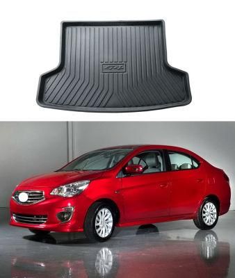 Rear Trunk Mat Auto Mat Accessories for Mitsubishi Attrage Mirage G4 2019