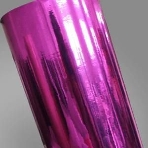 Best Quality 1.52X30m Rose Red Mirror Chrome Wrapping Vinyl Roll Sticker