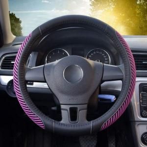 Microfiber Leather and Viscose Breathable 15 Inches Steering Wheel Cover