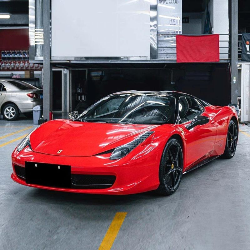 Car Wrap Vinyl Crystal Ferrari Red Vinyl Film PVC Decorative Film for Car