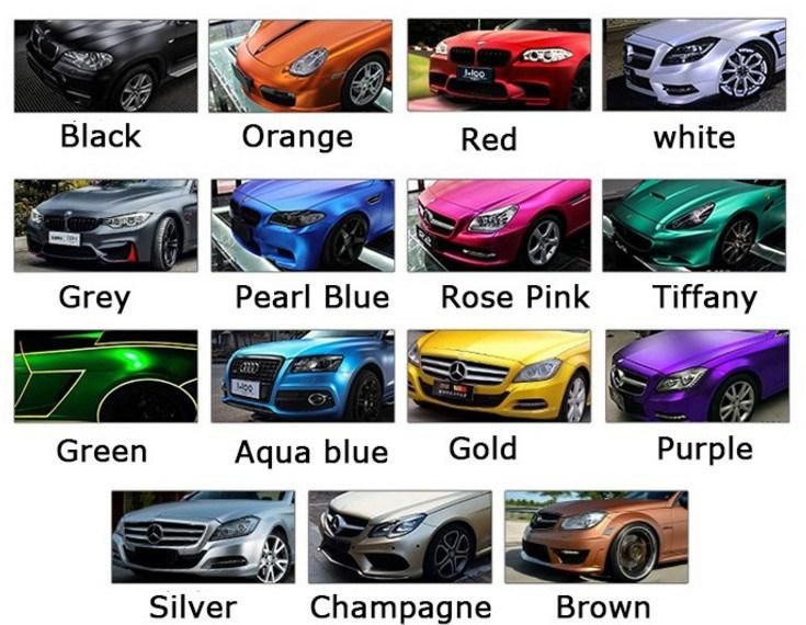Ondis 1.52*18m Red Matte Chrome Lighting Car Vinyl Wrap