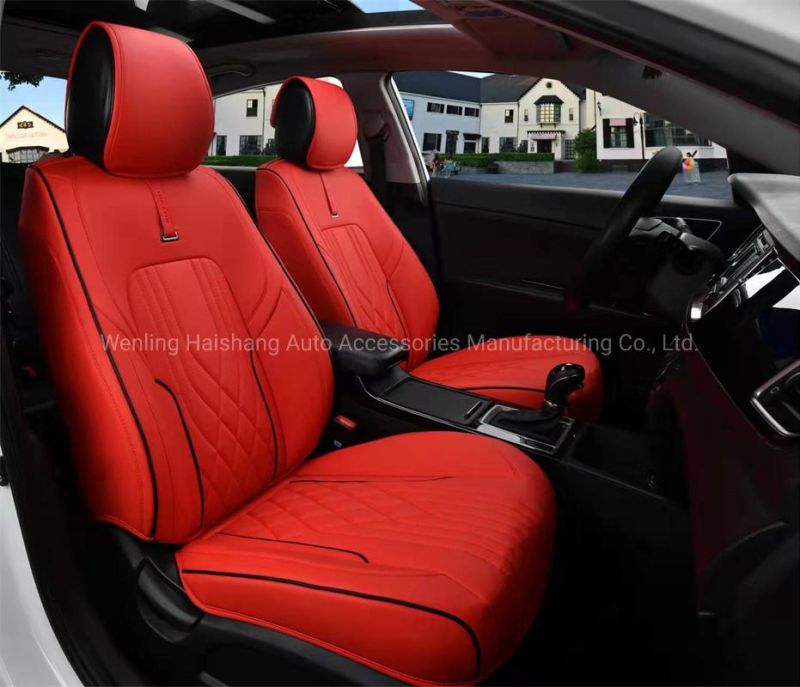 Car Accessory Full Covered Car Seat Cover PVC Leather Car Seat Cushion Car Decoration Auto Spare Part